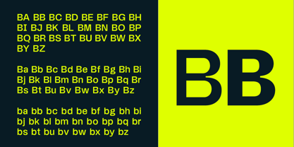 Borckon Font Poster 10