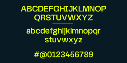 Borckon Font Poster 3