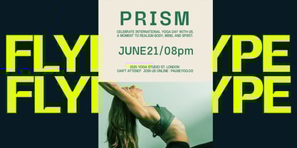 Borckon Font Poster 4