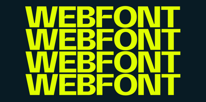 Borckon Font Poster 9