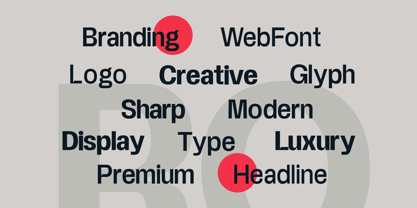 Borckon Font Poster 7