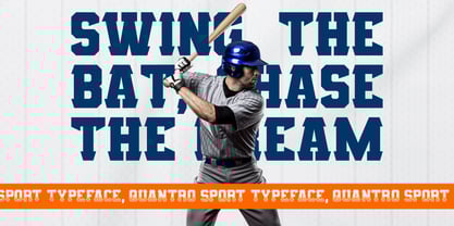 Quantro Sport Font Poster 3