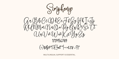 Simphony Font Poster 7