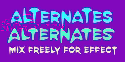 Amorpheus Font Poster 7