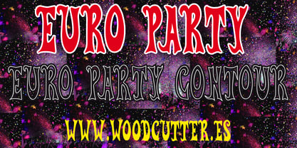Euro Party Font Poster 2