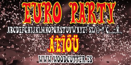 Euro Party Font Poster 5