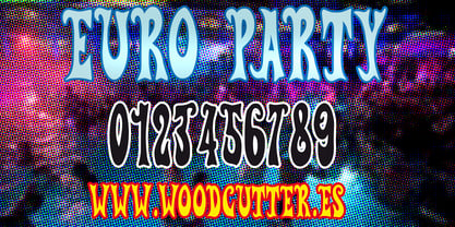 Euro Party Font Poster 6