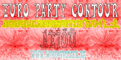 Euro Party Font Poster 7