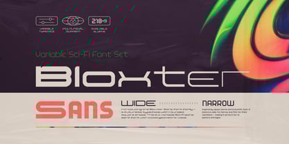 Bloxter Sans Font Poster 1