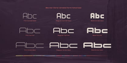 Bloxter Sans Font Poster 5