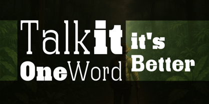 Get Up Font Poster 12