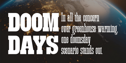 Get Up Font Poster 2