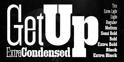 Get Up Font Poster 3