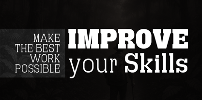 Get Up Font Poster 13