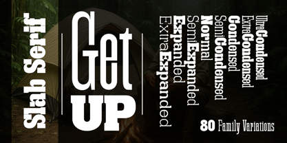Get Up Font Poster 1