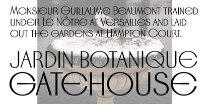 Dauphine Font Poster 7