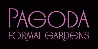 Dauphine Font Poster 3