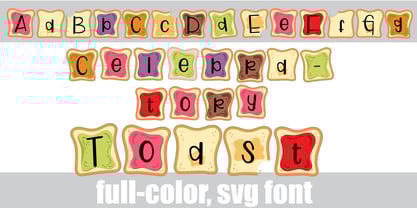 Celebratory Font Poster 2