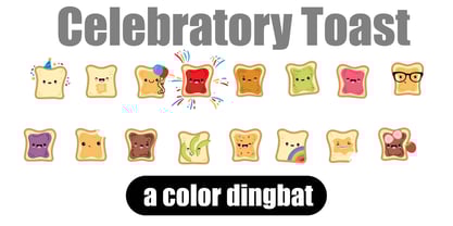 Celebratory Font Poster 3