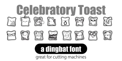 Celebratory Font Poster 5