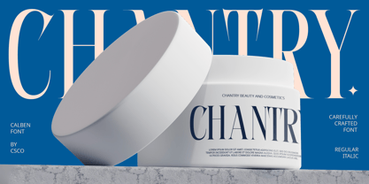 Calben Font Poster 4