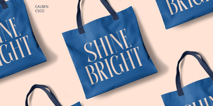 Calben Font Poster 5