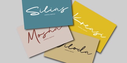 Kishara Signature Font Poster 5