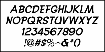 Advertising Service JNL Font Poster 5