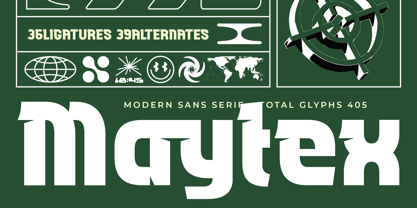 Maytex Font Poster 1