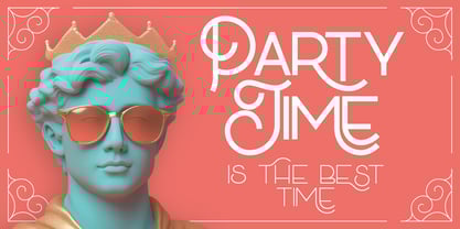 Party Time Font Poster 2