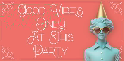 Party Time Font Poster 4
