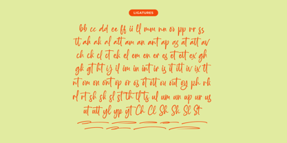 Milegants Dersonale Font Poster 13