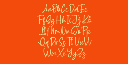 Milegants Dersonale Font Poster 14