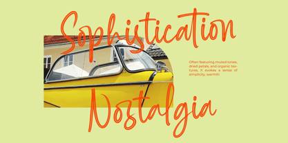 Milegants Dersonale Font Poster 2