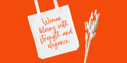 Milegants Dersonale Font Poster 3