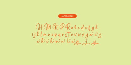 Milegants Dersonale Font Poster 10