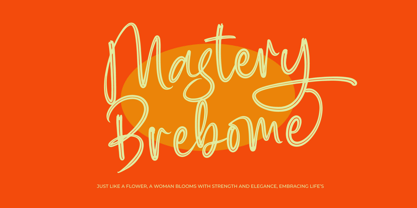 Milegants Dersonale Font Poster 7