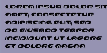 Contour Font Poster 4