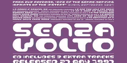 Contour Font Poster 3