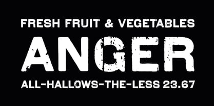 Coldharbour Gothic Font Poster 9