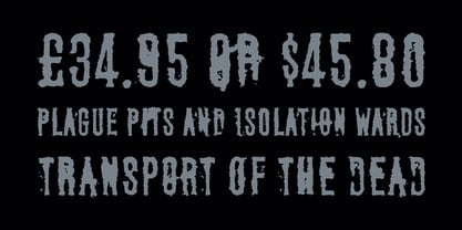 Degradation Font Poster 9