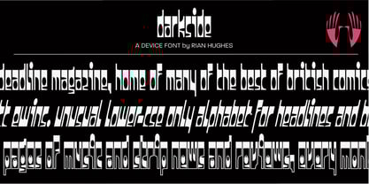 Darkside Font Poster 1