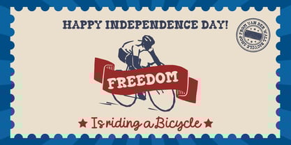 Statue Of Liberty Font Poster 5