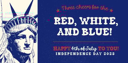 Statue Of Liberty Font Poster 4