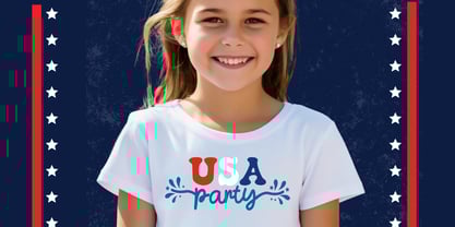 Statue Of Liberty Font Poster 2