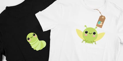 Baby Bugs Font Poster 12