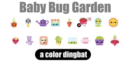 Baby Bugs Font Poster 4