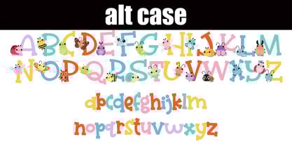 Baby Bugs Font Poster 7