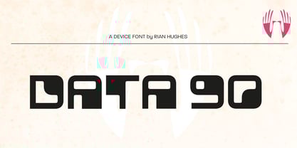 Data 90 Font Poster 7
