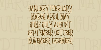 Wonder Sunday Display Font Poster 7